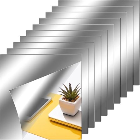 Joustavat peililevyt itseliimautuvat lasittomat peililaatat Mirr