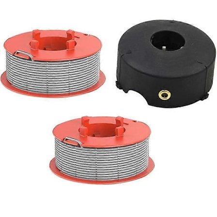 Kompatibel med Bosch ART 23 COMBITRIM / ART 26 COMBITRIM Gressklipper 2 Spole Trådspole + 1 Spolehette, F016800175 / F016L71088 (FMY)