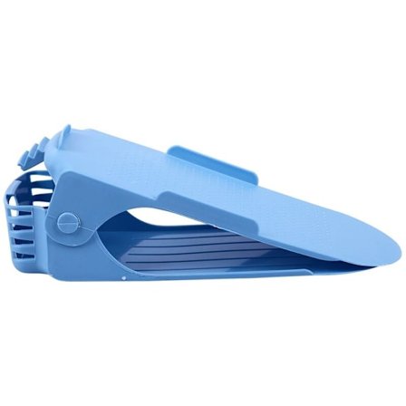 Moderne dobbel oppbevaring ren skohylle stue praktisk skoboks skostativ blå