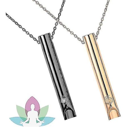 2 st Ing Halsband, Ångest Halsband För Kvinnor, Stressavlastning Ful Ing Halsband Mindre För(Svart guld)