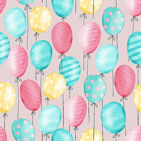 DaybyDay Servietter 33x33cm Balloons Allover pink
