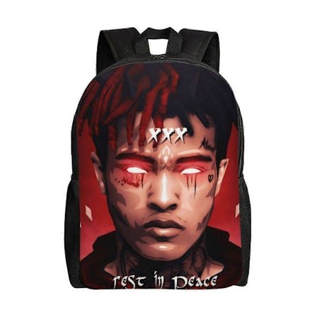 Xxxtentacion Skoletaske Tegneserie Rygsæk Mode Drenge Taske Studerende Skoletaske Rejse Rygsæk-hjka122