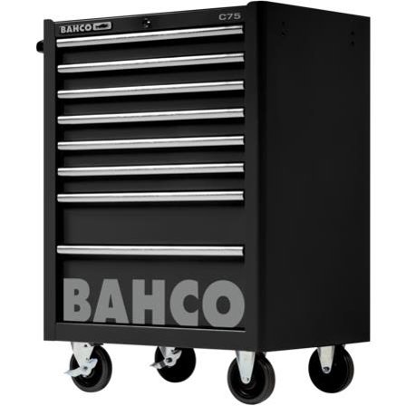 Bahco 1475K8BLACK Verktøyvogn uten verktøysett, Garasjeinnredning & oppbevaring