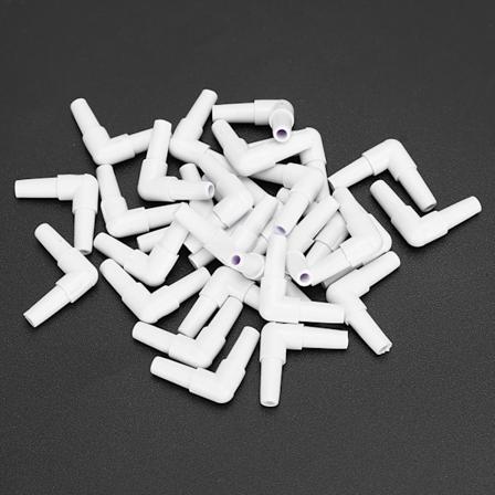 30 st fiskakvarium ökar syrepump luftledning rör skarvadapter tillbehör vit