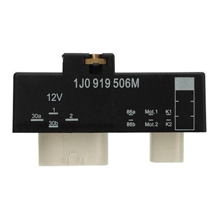 1J0919506M 12V Radiatorviftekontrollrelé Regulator Kjølevæskeviftebryter Enhet for Audi A3 S3