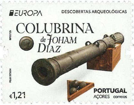 Azorerne - Europa 2025 Nationale arkæologiske opdagelser - Postfrisk frimærke