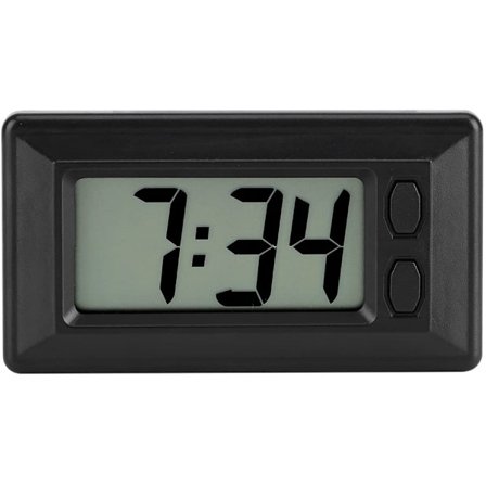LCD Digital Klokke Bord Bil Instrumentpanel Skrivebord Elektronisk Klokke Dato Tid Kalender Display