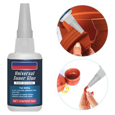 50 ml Multifunktionel Lim Vandtæt Stærk Lim til Reparation af Forskellige Overflader Metal Keramik Plast Glas Træ