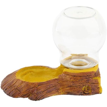 Automatisk vanndispenser med skål for reptiler, skilpadder, gekkoer