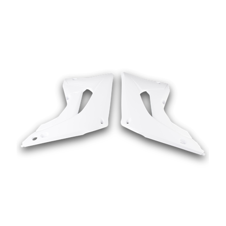 Ouïes Radiateur Polisport Restyling Blanches - Honda CR 125R 2002-2007