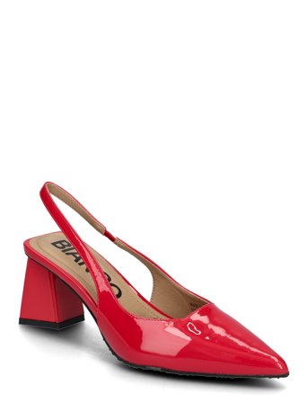 Biamaralyn Slingback Patent Red Bianco