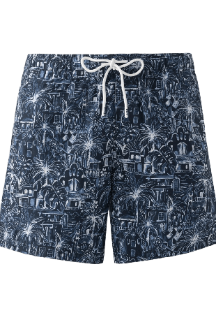 Eton Badbyxor Badkläder Herr Blå XL