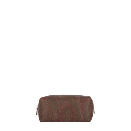 Etro, Toilet Bags Bruin, Dames, Maat:ONE Size