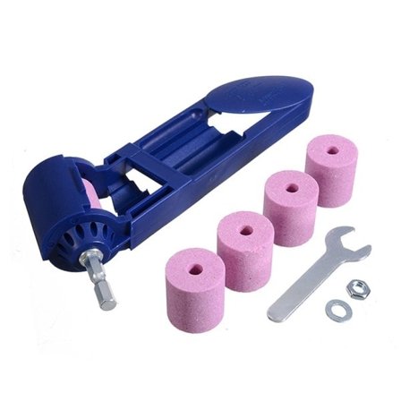 Borr bit vässare bärbar korund slip hjul titan borr slipmaskin