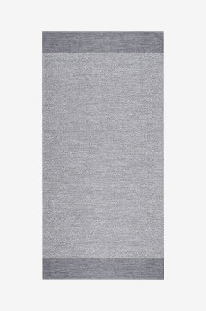 KM Home - Bomuldstæppe Alva - Grå - Bomulds- & kludetæpper - 75X220 - Fra Homeroom