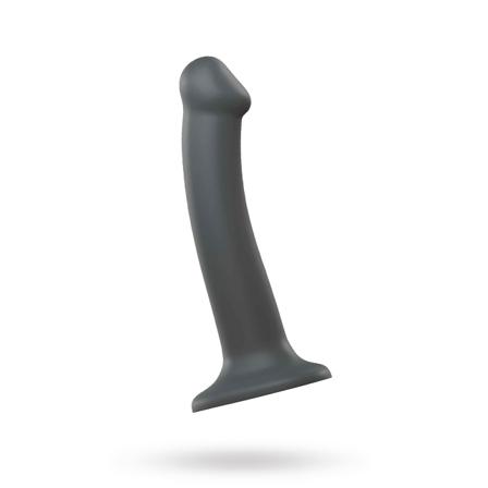 Mono Density Dildo Grey - 18 cm - Vuxen.se - Air pressure stimulator, klitoris vibratorer, dildoer, lystkugler, magic wand & æg.