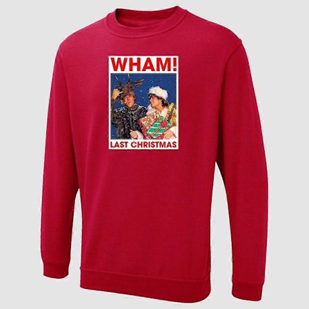 Wham Juletrøje Last Xmas Trykt Cool Sjov Herre Langærmet Sweatshirt Style A148