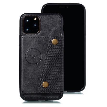 Effektfullt Skal Med Korthållare - Iphone 11 Pro Max Svart
