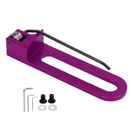Arrow Rear Rest Alumiiniseos Recurve Jousi Magneettinen Nuolilepo Ulkoilma-ammuntaharjoitteluun Kohdistamiseen Mets stykseen Violetti