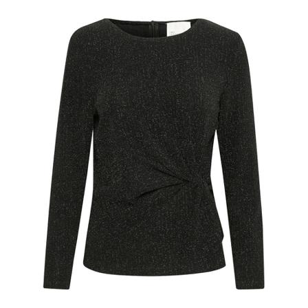My Essential Wardrobe Long Sleeve Tops Sort, Dame