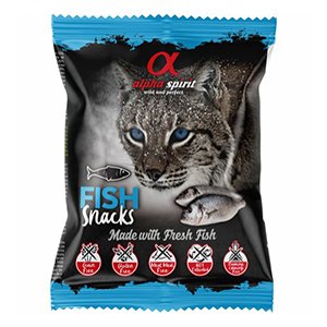 Alpha Spirit, Fresh Fish Snack, Kat, 50 g