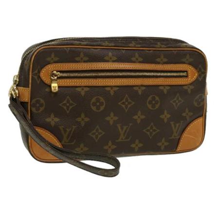 Louis Vuitton Vintage Pre-owned Clutch , Bruin , unisex , Maat: ONE Size Vintage Tassen