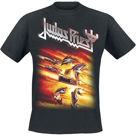 Absolute Cult Judas Priest Firepower Cover T-shirt för män