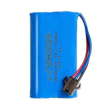 18650 Lithium Batteri 7.4v Sm-stik 3000mah Legetøjsfjernbetjening Elektrisk Vandbombe Genopladeligt Batteri xi