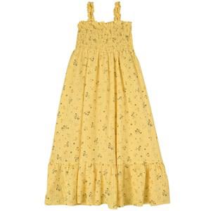 My Little Cozmo Yellow Muslin Floral Dress 8 Years - Dresses - 8 years - Yellow - Mädchen