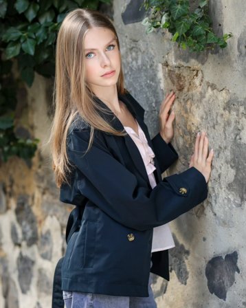 RYVLS Sthlm Belted Trench Zwart Jassen Meisjes - Kids Brand Store