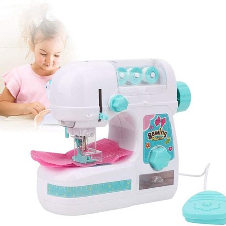 Symaskin for barn, bærbar, pedagogisk, interessant leketøy for