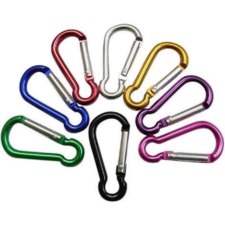 Go Go Gadget - Färgade bitar" - "Mini-karbinhakar: 8 - Hög kvalitet - Hållbara - Lätta att använda