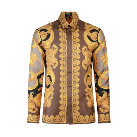Versace Casual Shirts gul, Herr, Herr, Storlek: L
