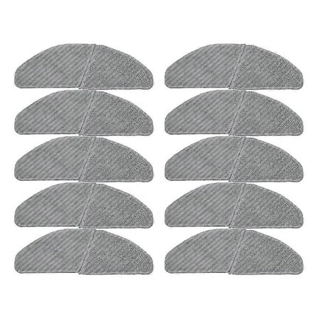 Vaskbare Mikrofiber Mopp Klud Dele Kompatibel Midea S8+ M7 Pro