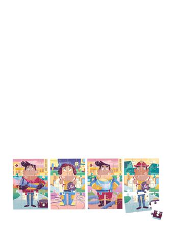 Mix & Match: Job Swap! 3X24P Toys Puzzles And Games Puzzles Classic Puzzles Multi/mønstret Ravensburger