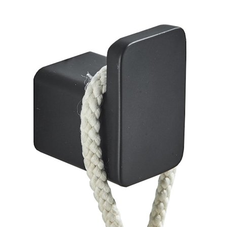 3 st svarta badrums krokar badrumstillbehör zink handduk krokar, ZQKLA