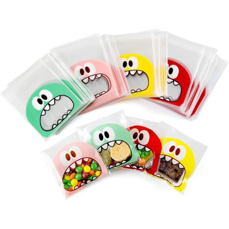 400 stk. Slikposer, Plastik Slikpose Sød Mønster Lommepose, ZQKLA