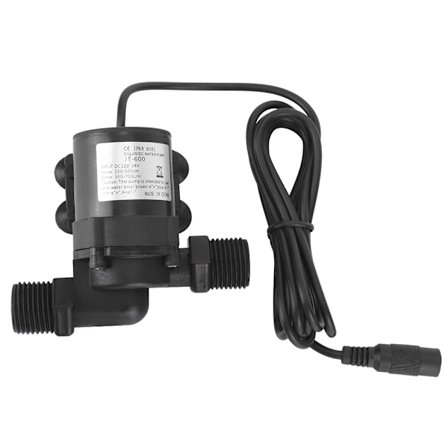 JT 600D Multifunktionell Mikro DC Borstlös Vattenpump Mini Booster Pump 24V G1 2in