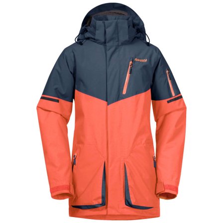 Bergans Knyken Insulated Youth Jacket Children lined ski jackets Orange 164