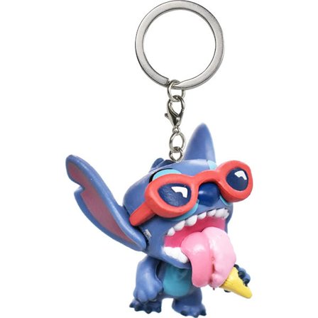Stitch nøkkelring - Bilfigur nøkkelring Tegneseriefigur nøkkelring