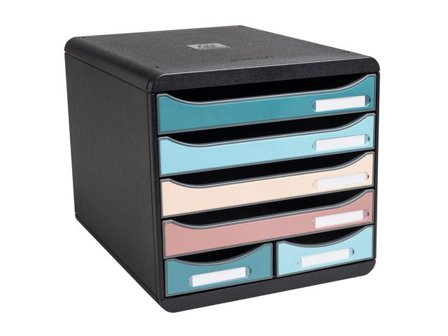 Exacompta Skrivbordsbyrå Skandi 6 lådor - Lyreco - Kontorsmaterial - Till skrivbordet - Blankettfack och Boxar