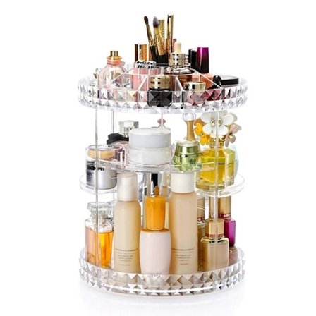 Makeup Organizer Kosmetik Opbevaringskasse Roterende Display Stand