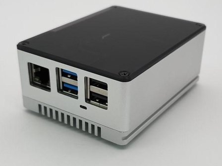 ALLNET Rock Pi - Allnet Aluminium Gehäuse ecoPI PRO LP, silber