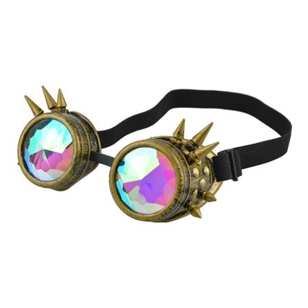 Solbriller Kaleidoskop Briller Rave Festival Retro Party Cosplay Goggle Eyewear