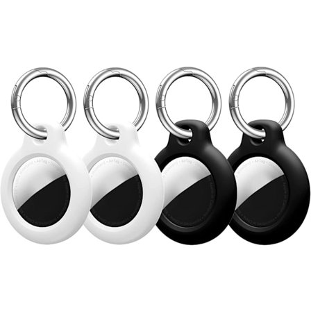 Sæt med 4 beskyttelsescovers til Apple Airtags - Hård plast - fo