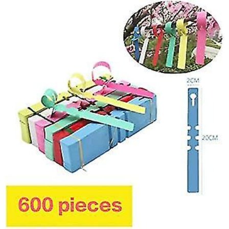 600 Puutarhatarraa Vedenkestäviä Värikkäitä Kasvinimetarrata