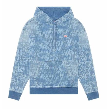 Diesel Hoodies , Blauw , Heren , Maat: S