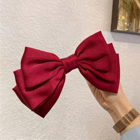 Tyg Hårrosett Hårnål Band Rosett Hårklämma 6 6