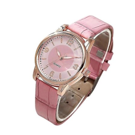 Quartz Klokke Dame Eksklusiv Blått Glass Liv Vanntett Distingvert