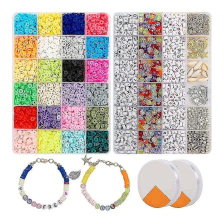 6000 stk Leire Heishi Perler